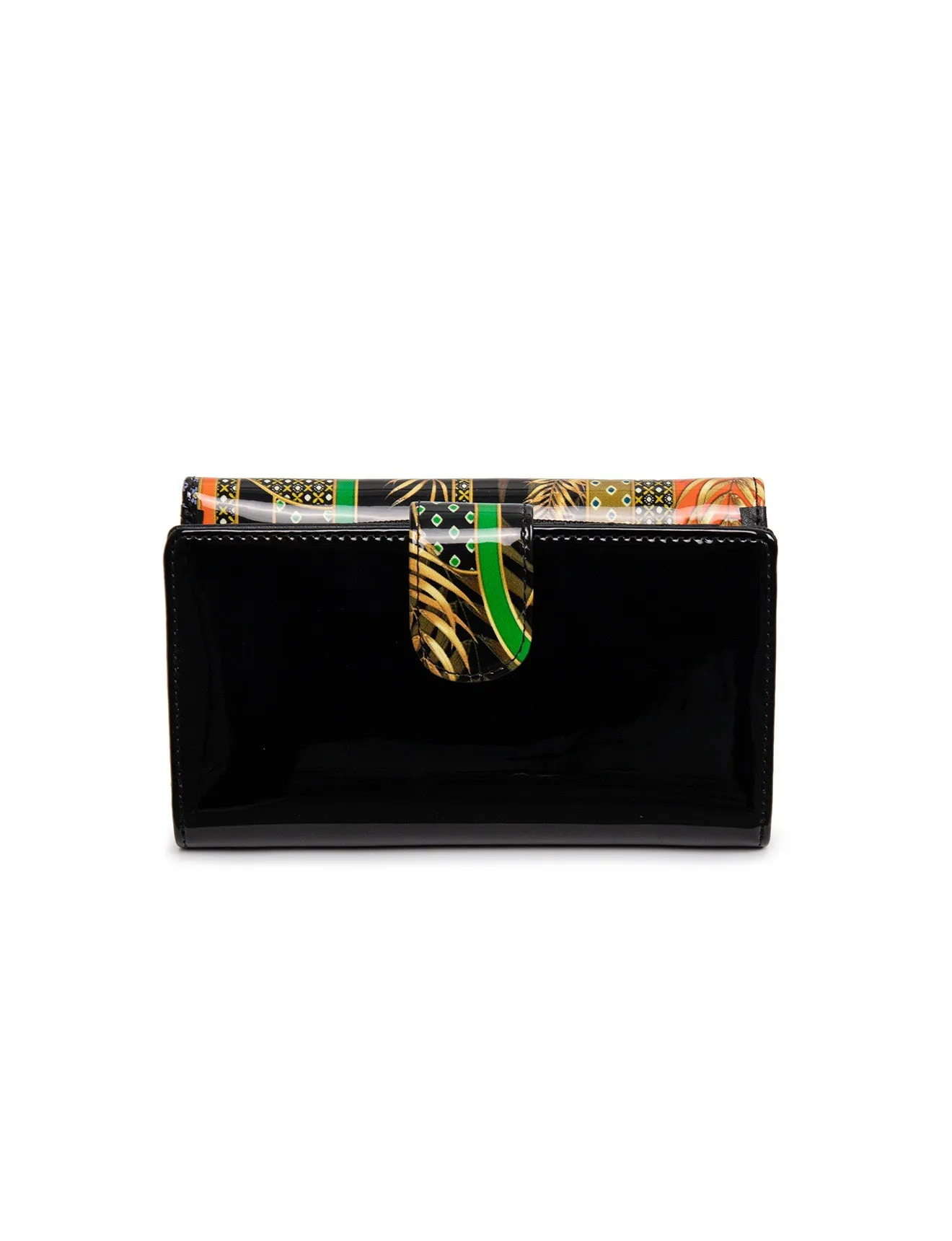 MATILDA MEDIUM PATENT LEATHER WALLET WITH RFID