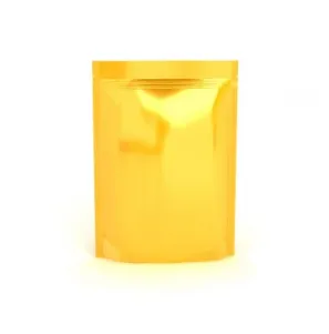 Matt Gold Stand Up Pouch With Zipper 500gm