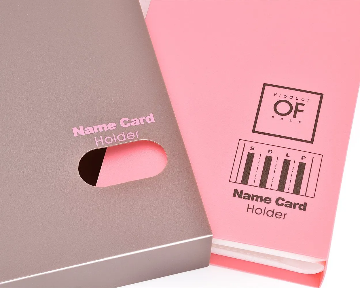Matt Plastic Name Card Holder