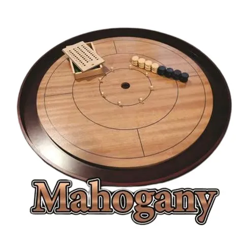 Mayday 2024 Crokinole Board Mahogany