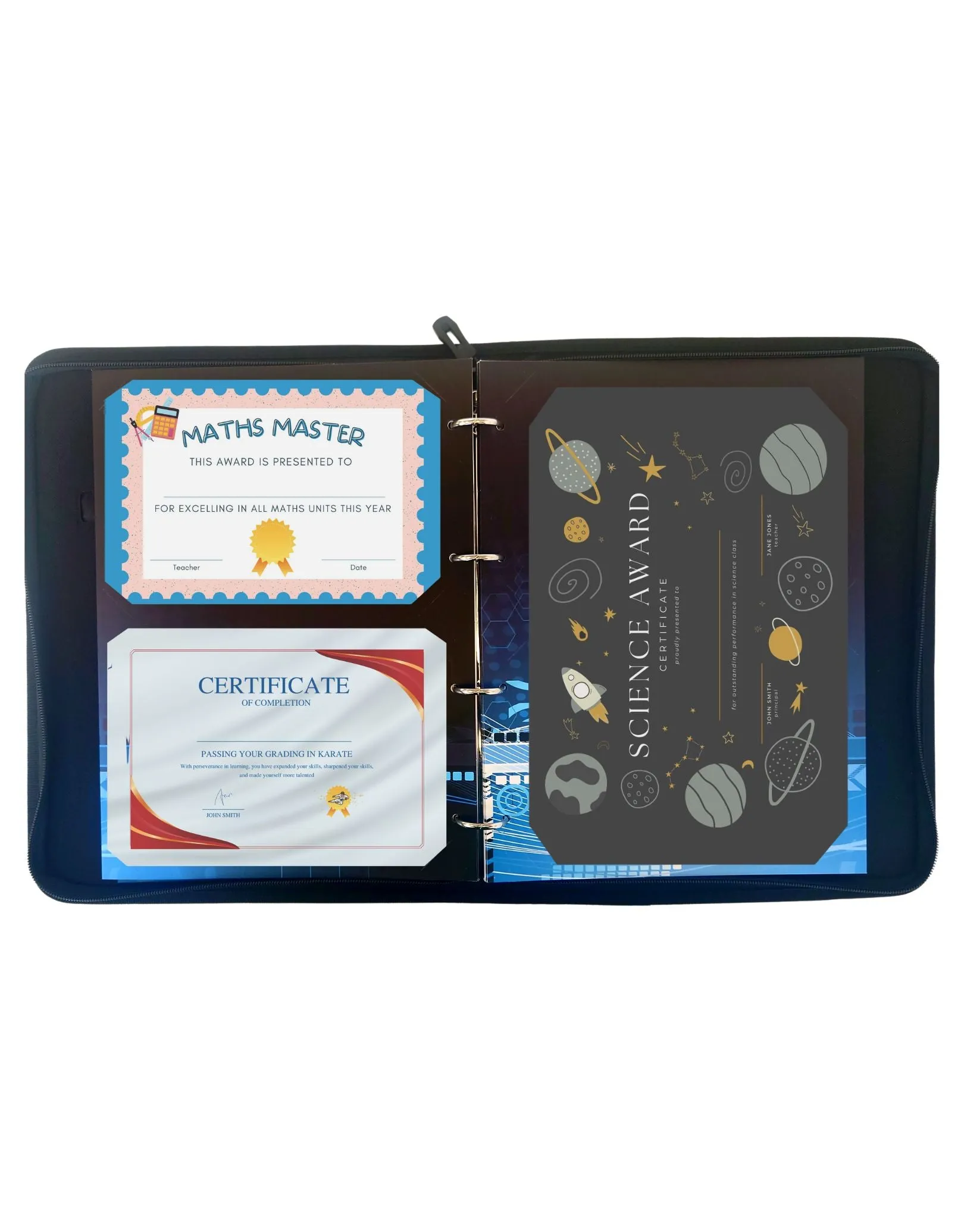 Medal, Badge & Certificate Case - Original Blue