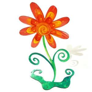 Medium Flower Photo Holder - Umbrella Red