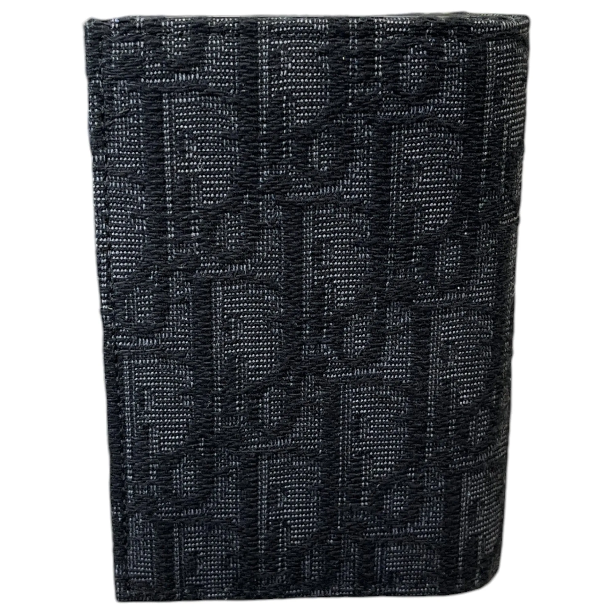 Men's Vertical Bifold Card Holder Black