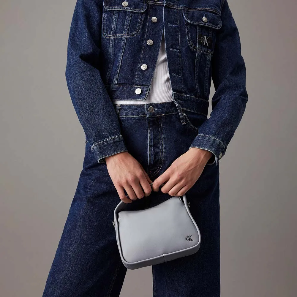 Metal Mono Block Bag - Light Blue