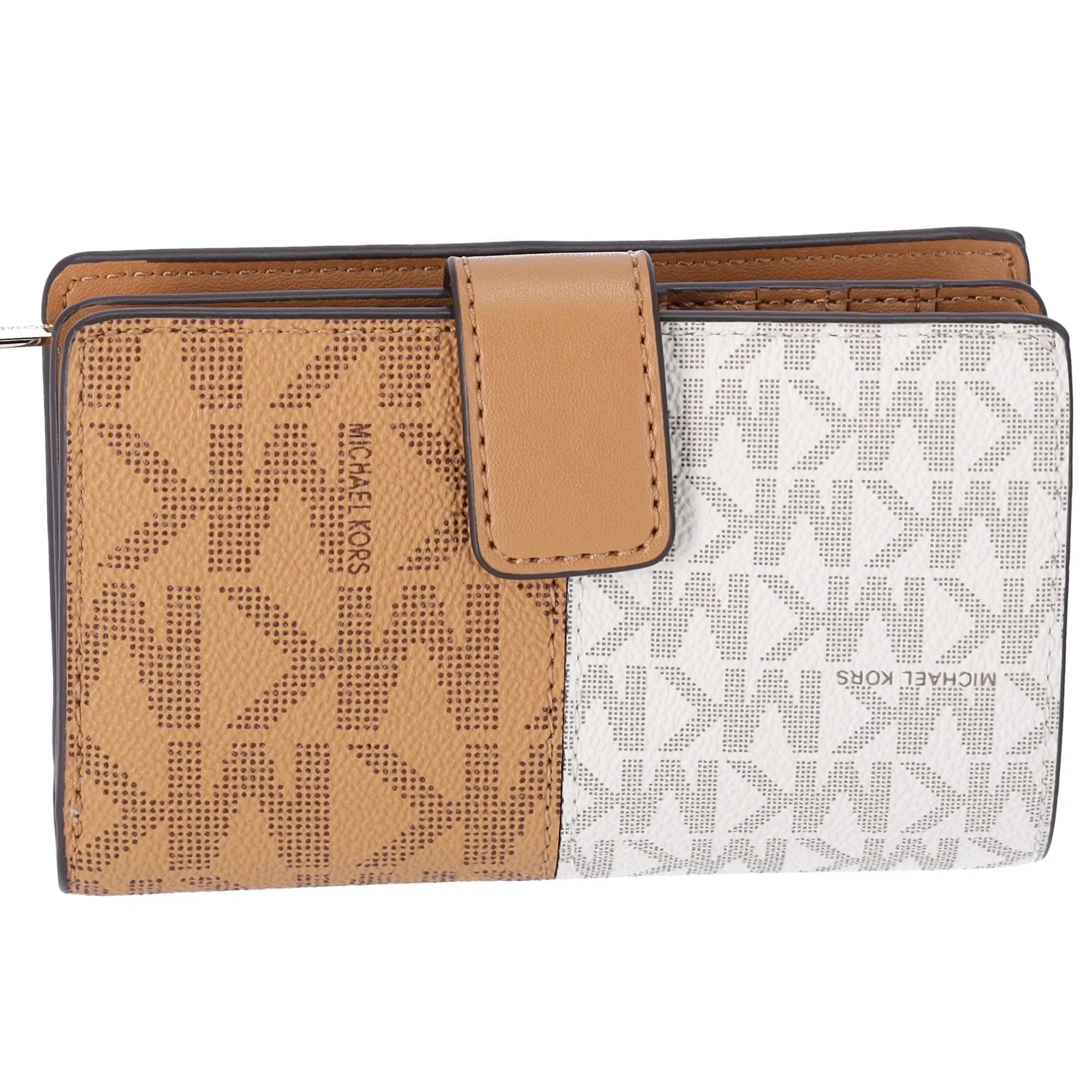 Michael Kors Jet Set Travel Medium Bifold Card Wallet Deer Multi MK