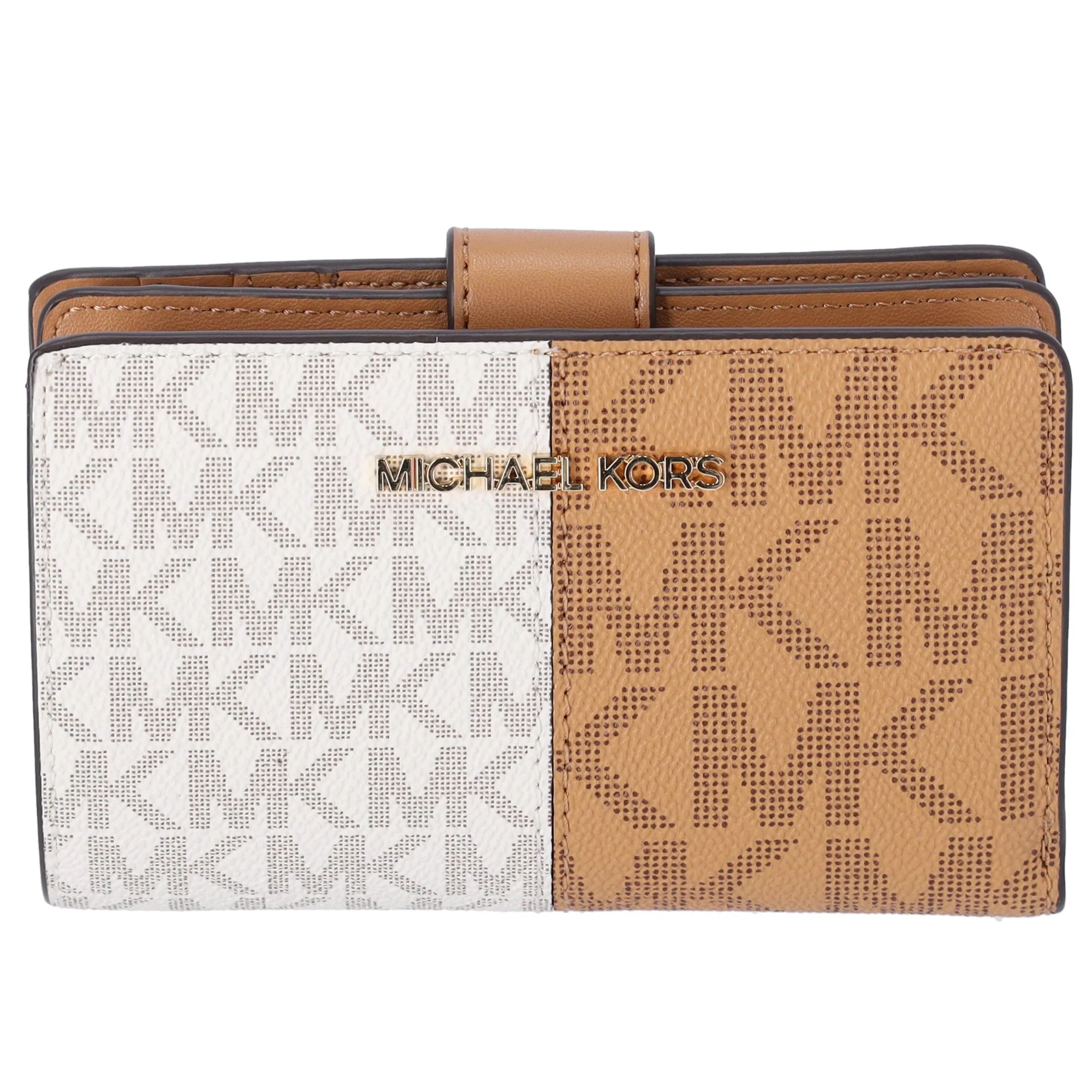 Michael Kors Jet Set Travel Medium Bifold Card Wallet Deer Multi MK