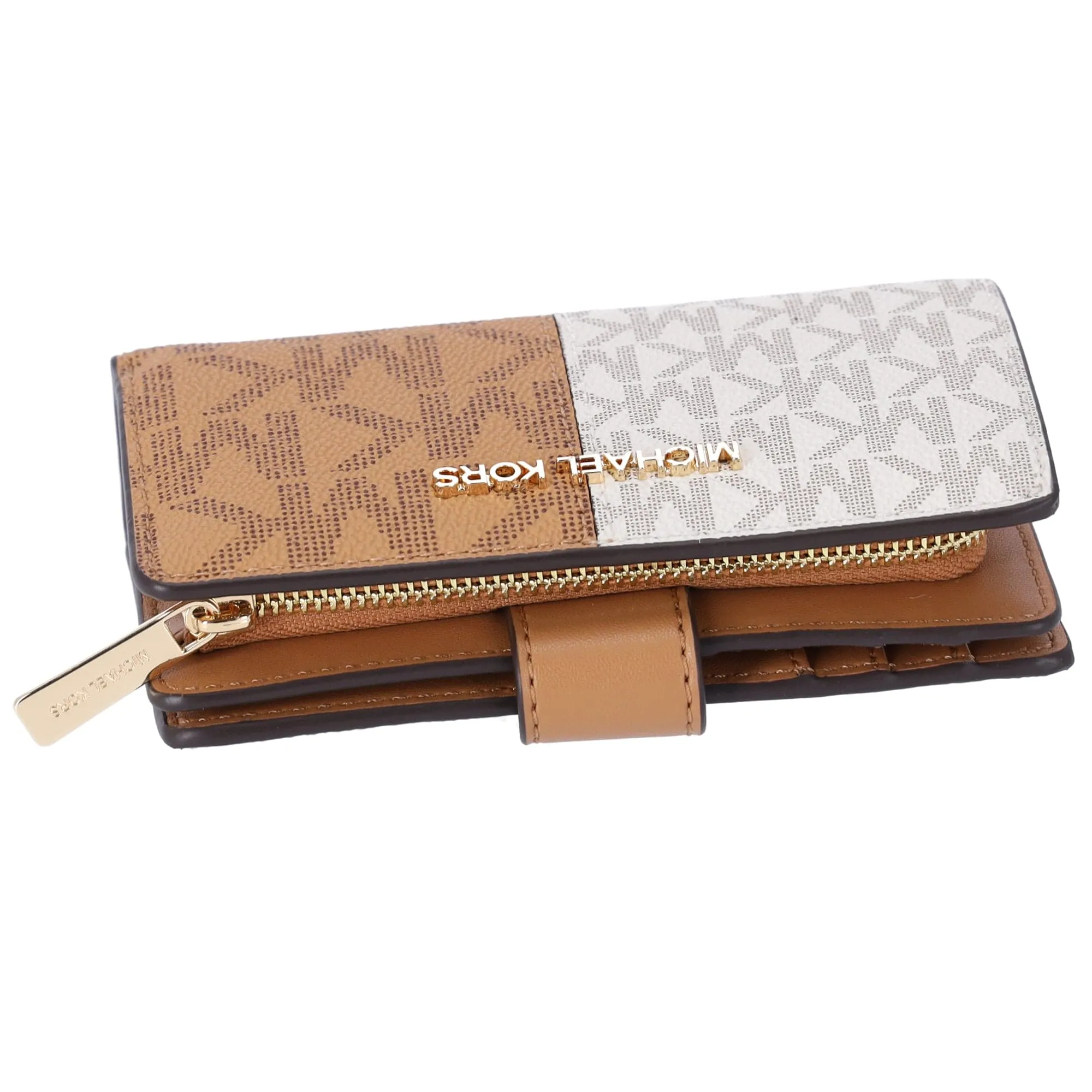 Michael Kors Jet Set Travel Medium Bifold Card Wallet Deer Multi MK