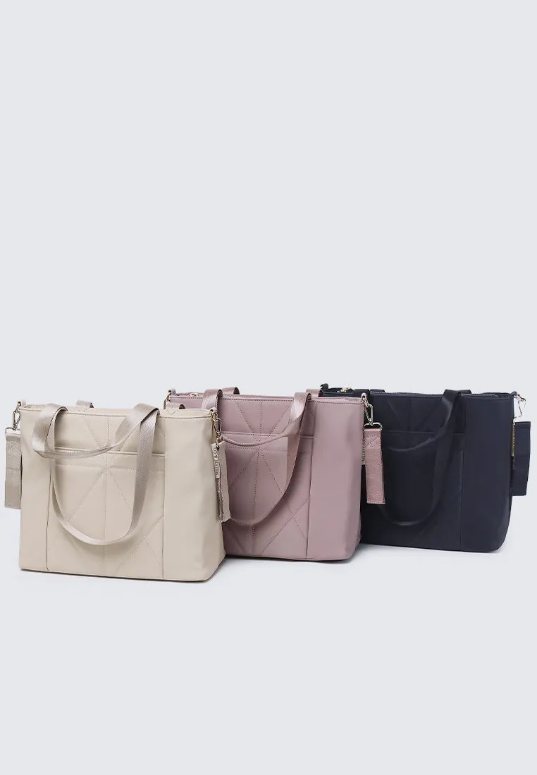 Mila Multi-compartment Tote Bag (Black)