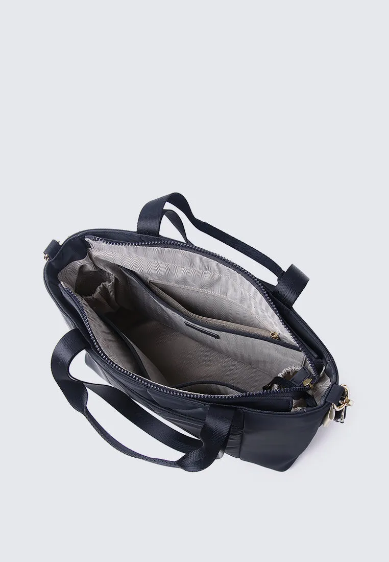 Mila Multi-compartment Tote Bag (Black)