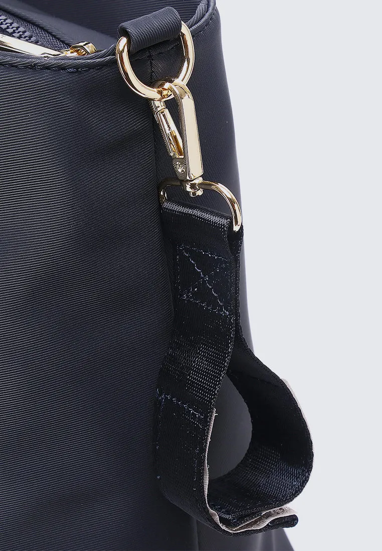 Mila Multi-compartment Tote Bag (Black)