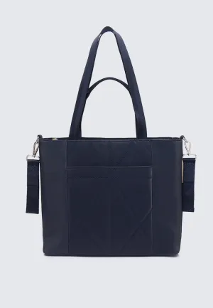 Mila Multi-compartment Tote Bag (Black)