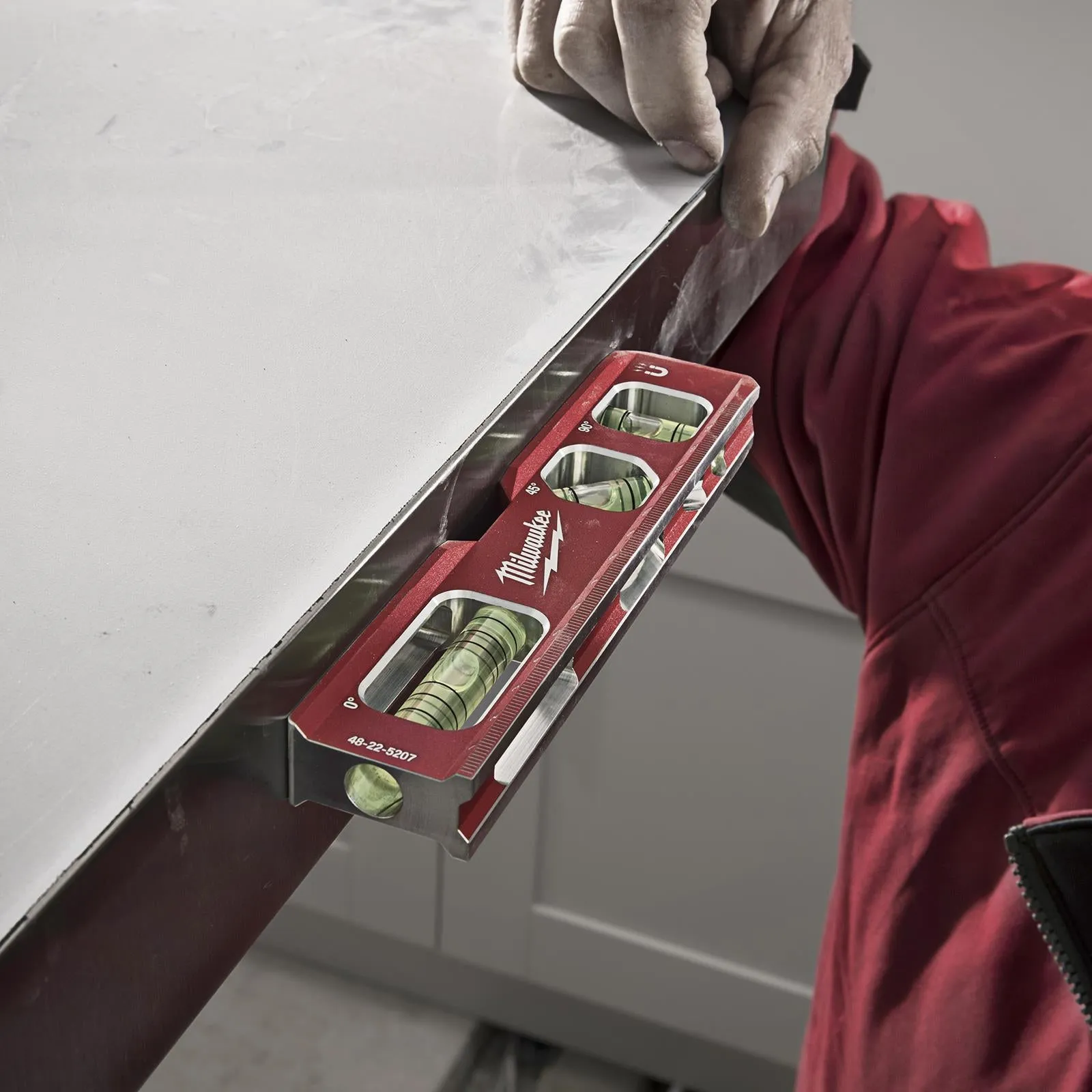 Milwaukee Billet Torpedo Spirit Level 17cm Magnetic