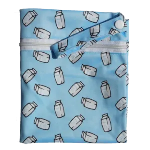 Moo Moo Kow Wet Bag Large - Milk Cartons