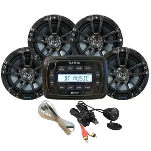 MPK250 Package w/Four (4) Chrome INF622 Speakers