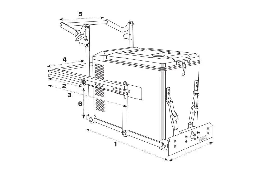 MSA 4X4 DS60 Drop Slide