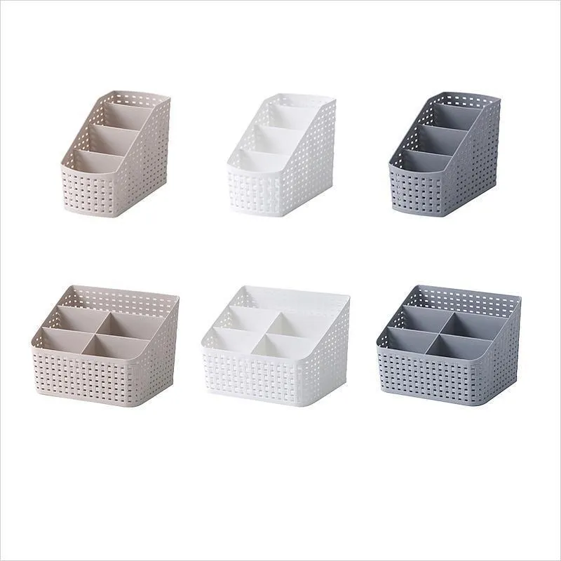 Multi-grid plastic box cosmetic case