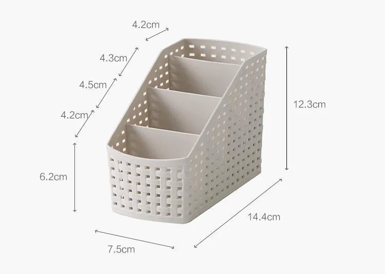Multi-grid plastic box cosmetic case