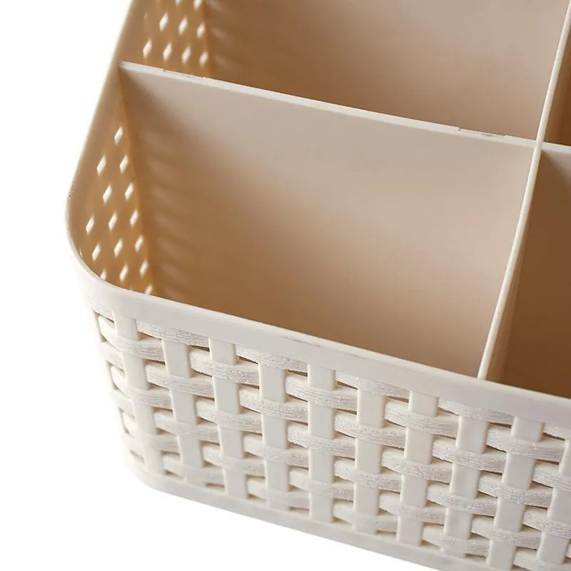 Multi-grid plastic box cosmetic case