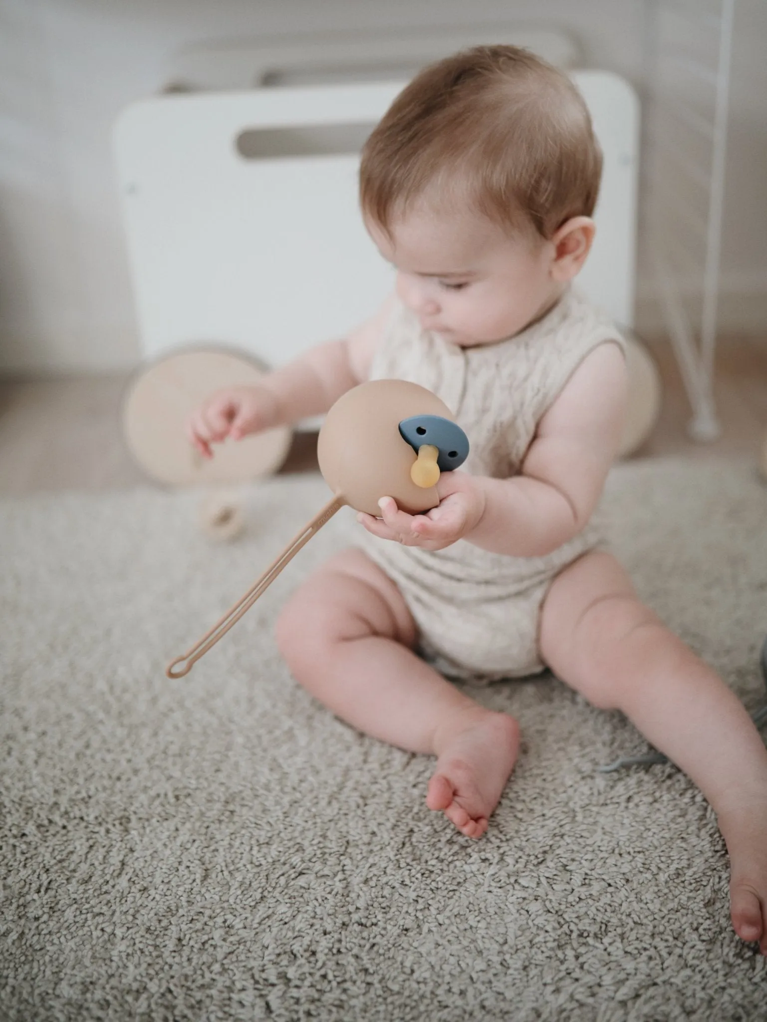 Mushie Pacifier Case (Blush)