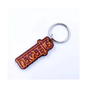 NAMASTE WOODEN KEY CHAIN