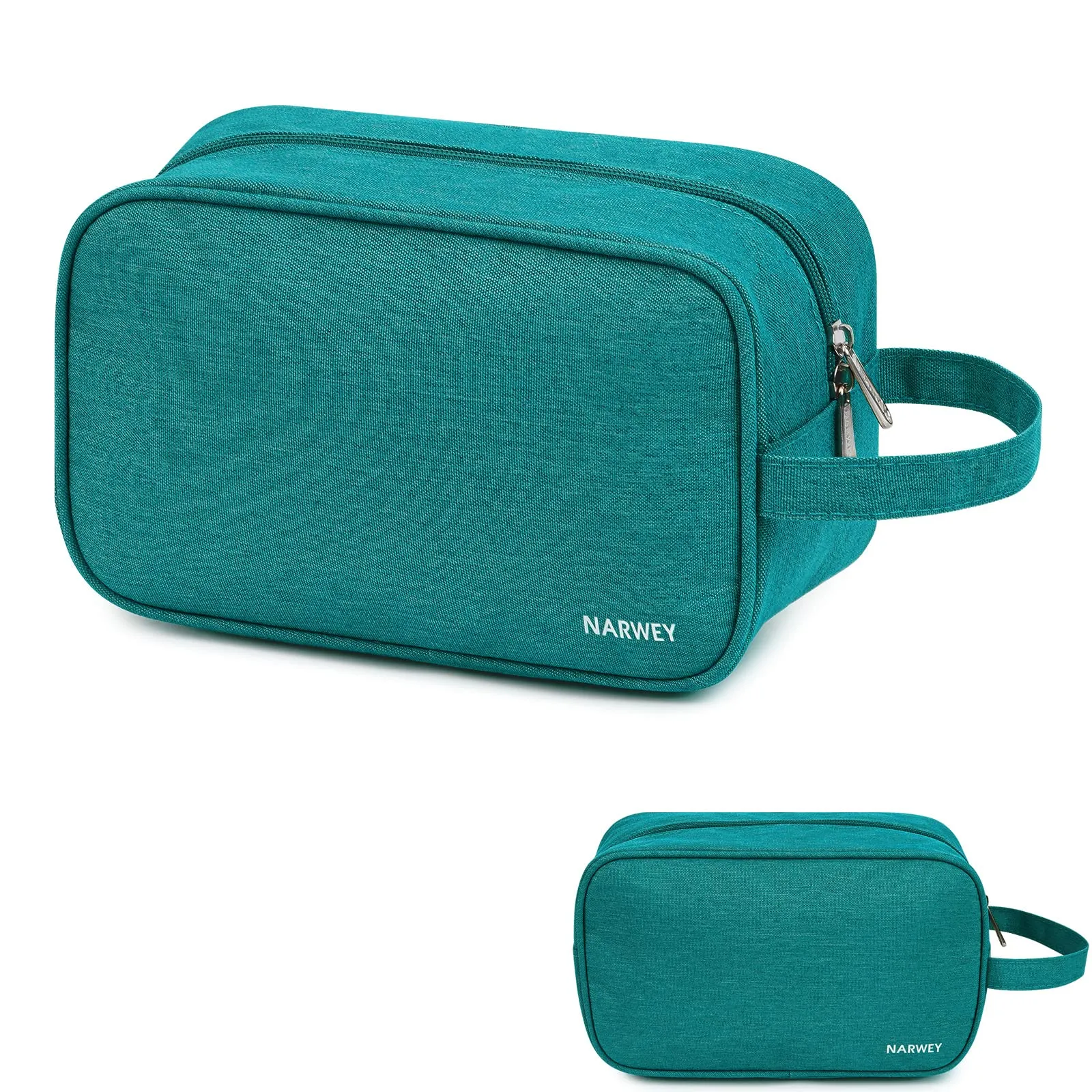 Narwey Travel Toiletry Bag for Women Traveling Dopp Kit Men Travel Bag for Toiletries Cosmetic Bag Makeup Bag Medicine Bag for Traveling (Teal)