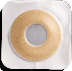 Natura® CONVEX-IT® Durahesive® Skin Barrier, 4-1/2" x 4-1/2" (11.5cm x 11.5cm) White, Pre-Cut Stoma Opening 1-1/8" (28mm), Flange 1-3/4" (45mm) - Box of 10