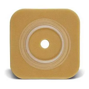 Natura® Durahesive® Skin Barrier, 4" x 4" (10cm x 10cm) , Cut-to-Fit Stoma Opening 1/2" - 1-1/4" (13mm - 32mm), Flange 1-3/4" (45mm) - Box of 10