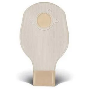 Natura® Two-Piece Drainable Pouch, Flange 2-3/4" (70mm), Opaque 10" (25.4cm), Tail Clip - Box of 10