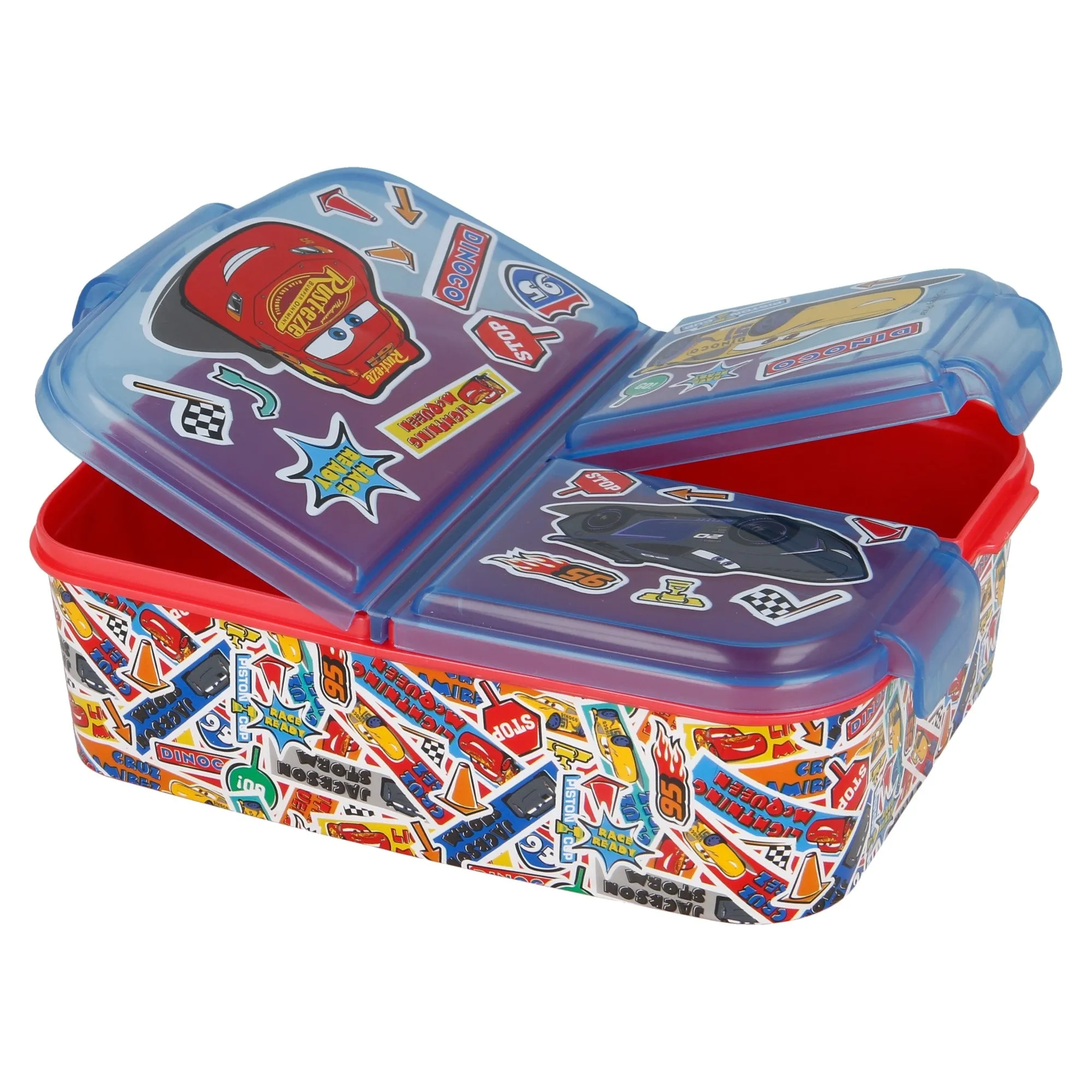 Nestisbox  með þremur hólfum - Cars