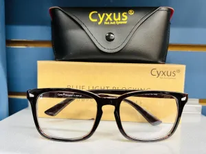 New Cyxus Blue Light Blocking, Includes case, cleaning cloth & original box, brown #102