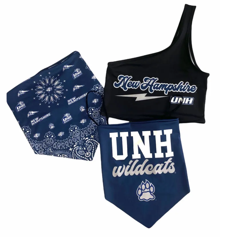New Hampshire Wildcats Strap Bandana Top
