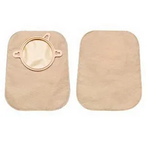 New Image Two-Piece Closed Mini Pouch , Flange 2-1/4" (57mm), Beige 7" (18cm) - Box of 30