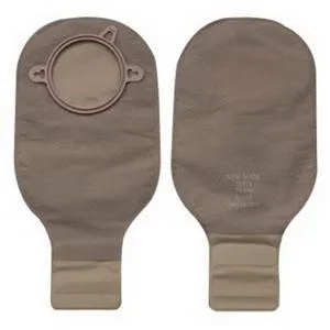 New Image Two-Piece Drainable Pouch, Flange 2-3/4" (70mm) Beige 12" (30cm) - Box of 10