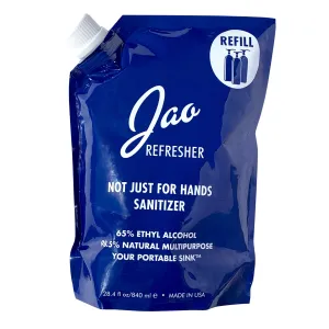 NEW! Jao Brand Refresher/Sanitizer - Refill Pouch 28.4 oz