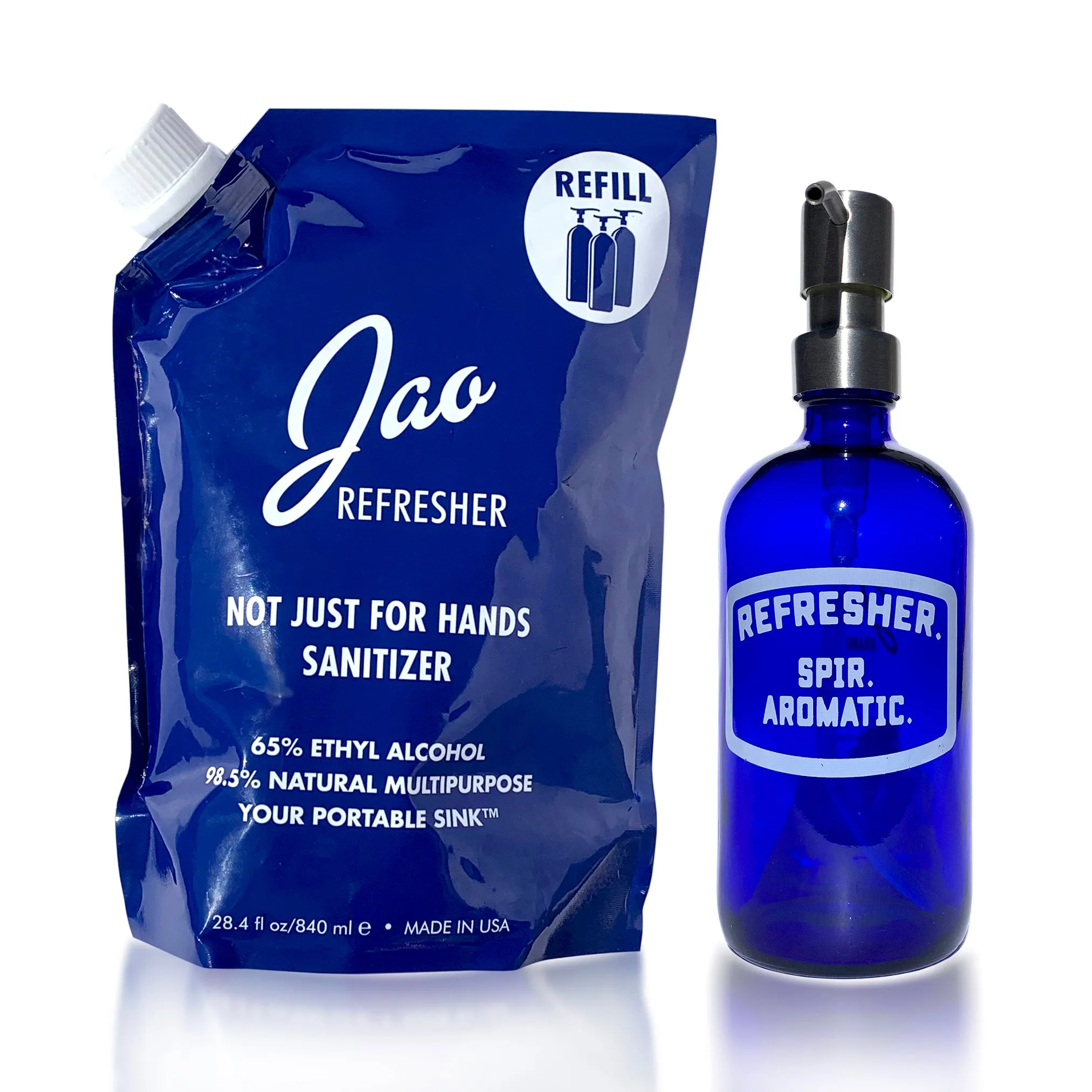 NEW! Jao Brand Refresher/Sanitizer - Refill Pouch 28.4 oz