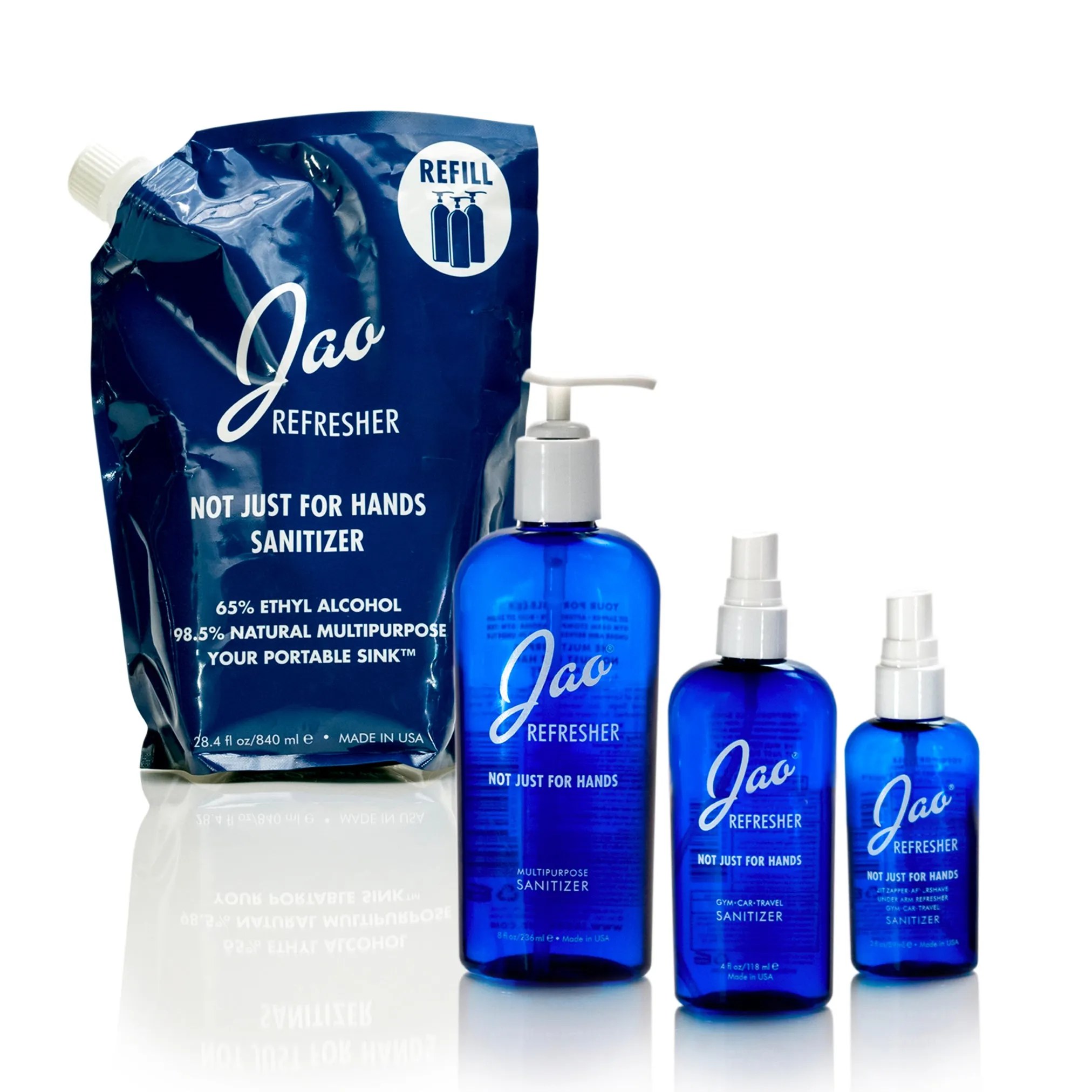 NEW! Jao Brand Refresher/Sanitizer - Refill Pouch 28.4 oz