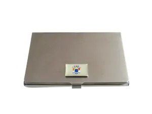 New Jersey State Flag Business Card Holder