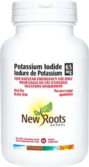New Roots Potassium Iodide 65 mg (60 Tablets)