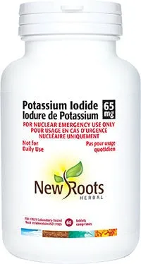New Roots Potassium Iodide 65 mg (60 Tablets)