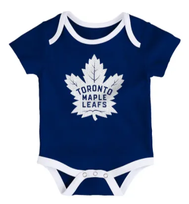 NHL Infant Toronto Maple Leafs Legend Multicolor Creeper Set