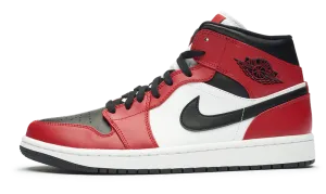 Nike Jordan 1 Mid Chicago Black Toe 2020 (554724-069) Men's Size 7-12