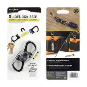 NITE IZE-KEY HOLDER WITH SILDELOCK   360 MAGNETIC LOCKING