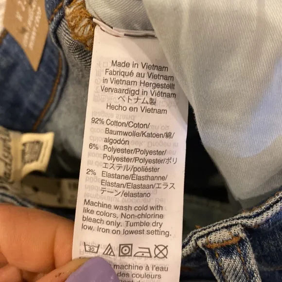 NWT!! Madewell Curvy High Rise Skinny Crop Jeans Size 23