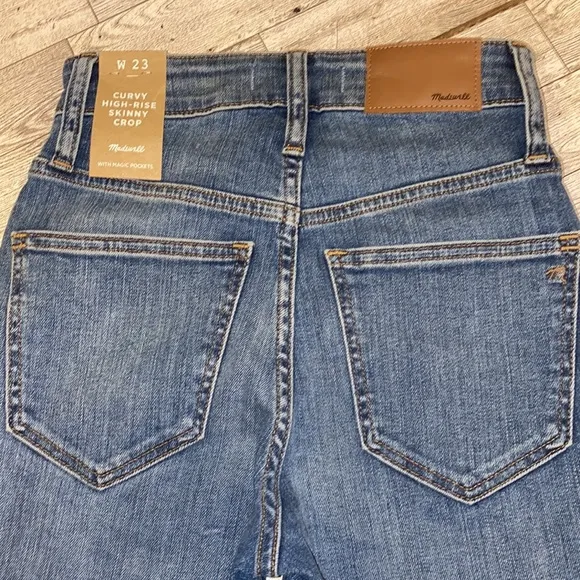 NWT!! Madewell Curvy High Rise Skinny Crop Jeans Size 23