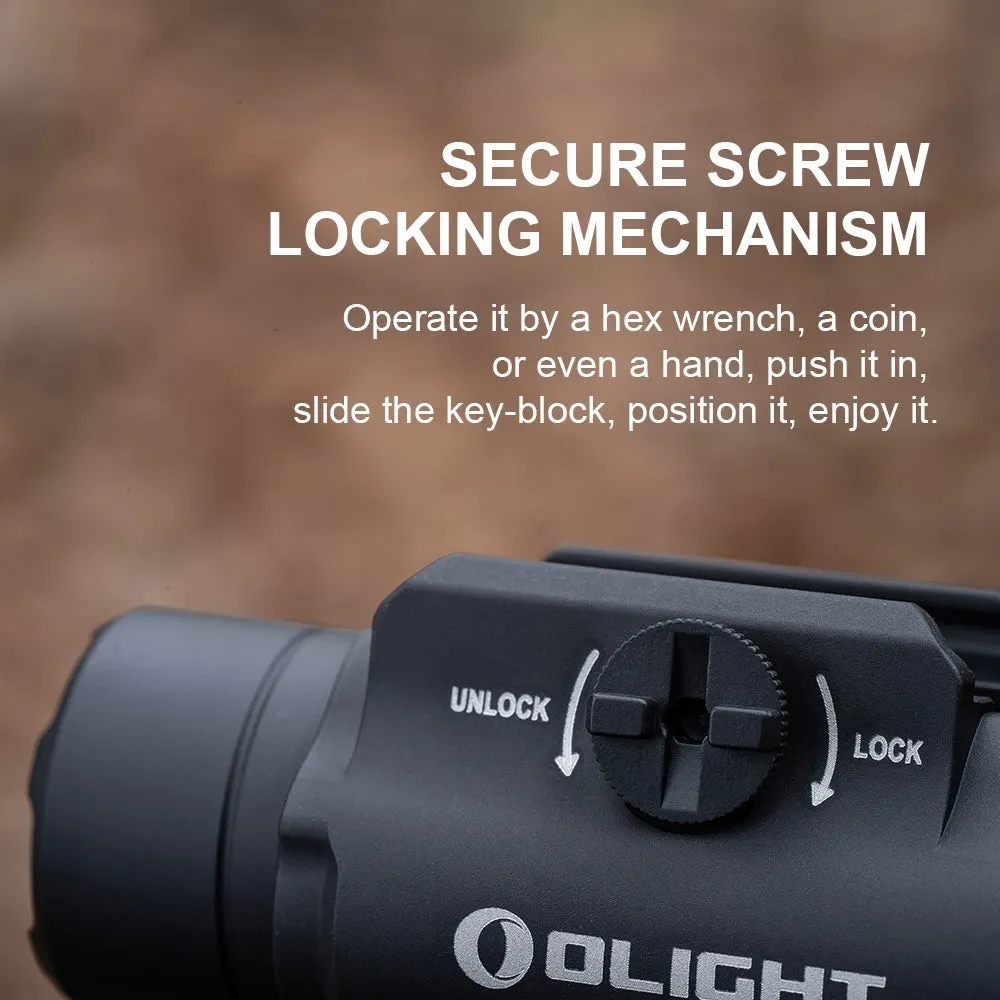 OLIGHT Pistol Flashlight Valkyrie PL-3R 1500 lm - Tan
