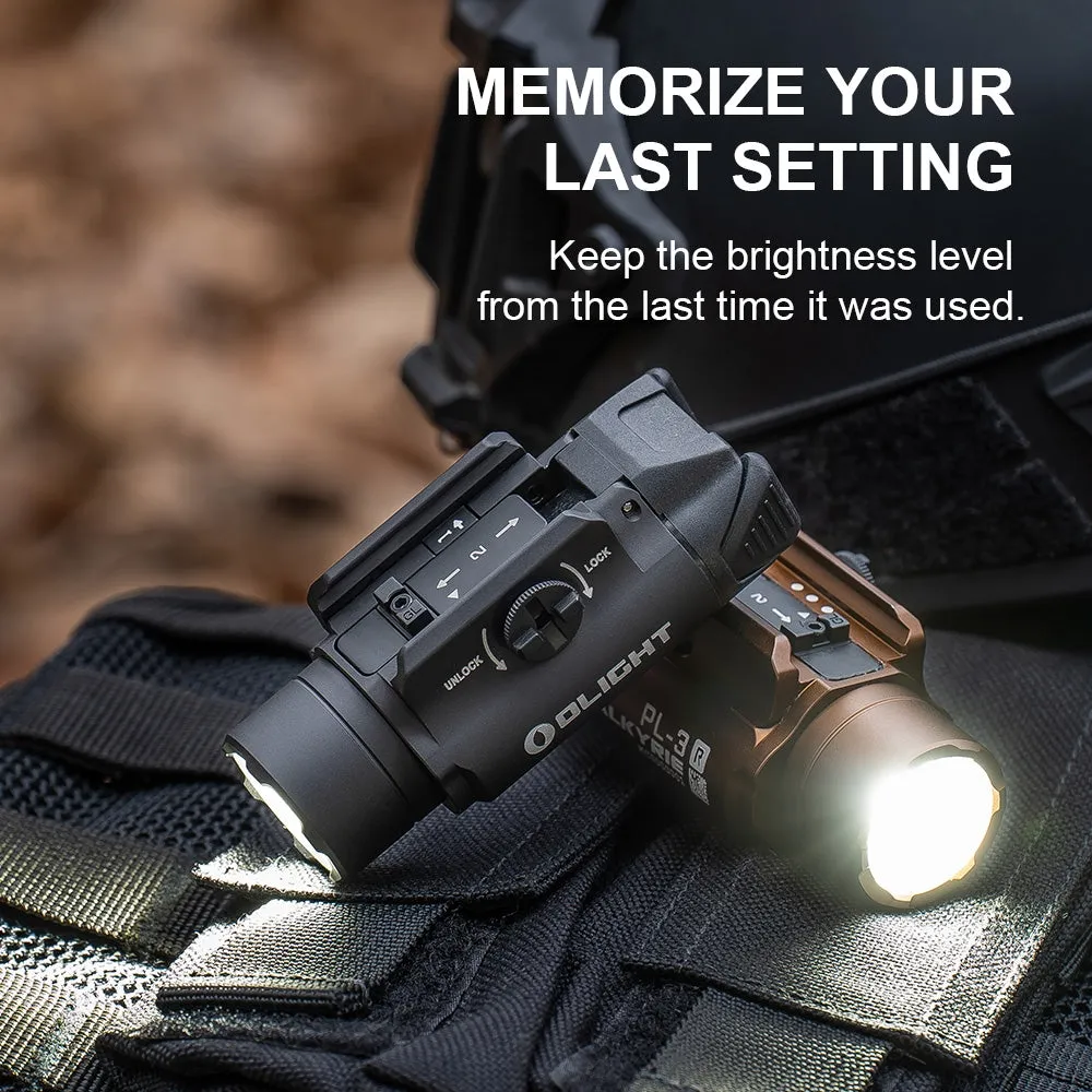 OLIGHT Pistol Flashlight Valkyrie PL-3R 1500 lm - Tan