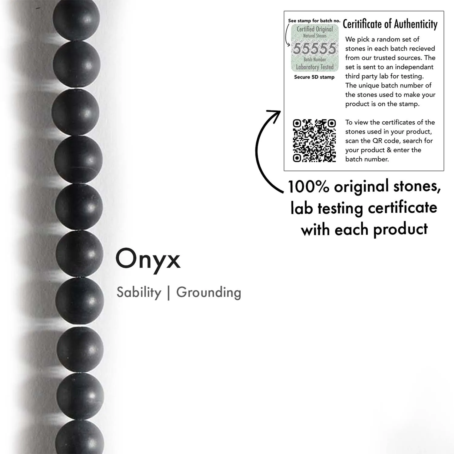 Onyx Natural Stone Bracelet
