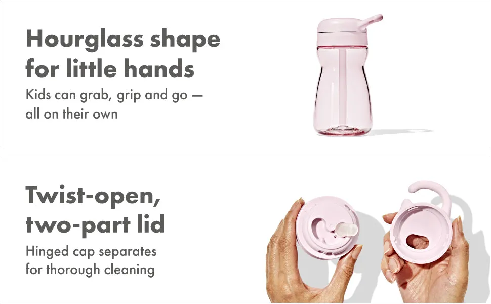 OXO Tot Adventure Water Bottle - Blossom
