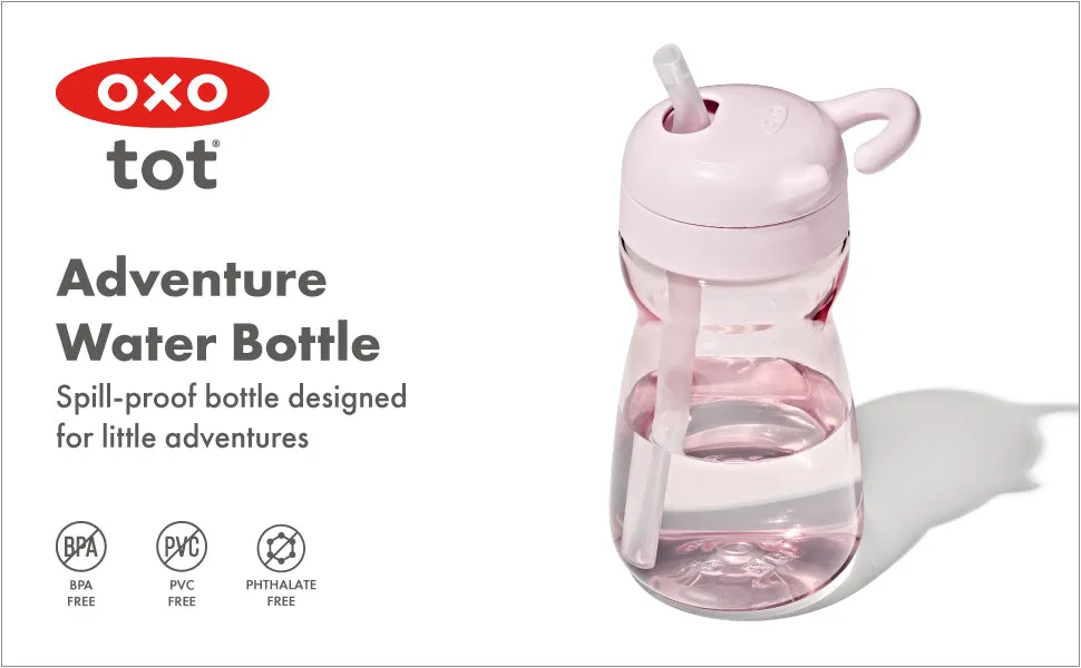 OXO Tot Adventure Water Bottle - Blossom