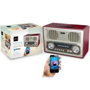 Parlante Retro Radio Wireless Mlab (7809)
